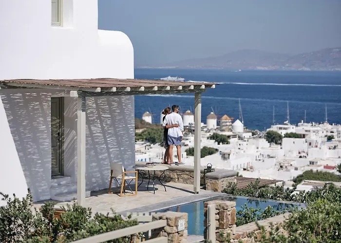 酒店 Belvedere Mykonos - Hilltop & - The Leading Of The World Mykonos Town